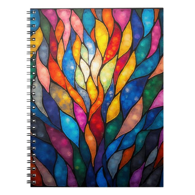 Beautiful abstract colorful notebook. notizblock (Vorderseite)