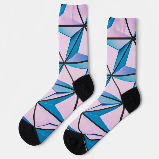 Beautiful Abstract Sock Socken (Linkes Detail)