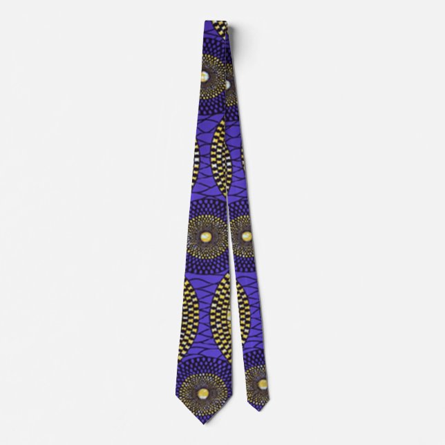 Beautiful African Geometric Ethnic Neck Tie Krawatte (Vorderseite)