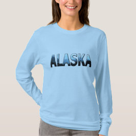 Beautiful Alaska Ladys Long Sleeve T-Shirt