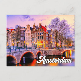 Beautiful Amsterdam, Niederlande Postkarte