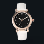 Beautiful and Elegant Women's Watch Armbanduhr<br><div class="desc">enchanting vintage style, cool black and white dial</div>