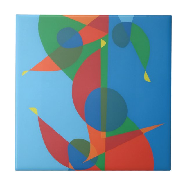 Beautiful and Vibrant Colors! Ceramic Tile Fliese (Vorderseite)