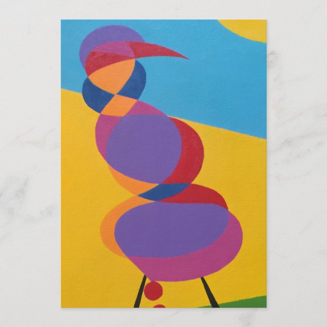 Beautiful and Vibrant Colors! Invitation (Devant)