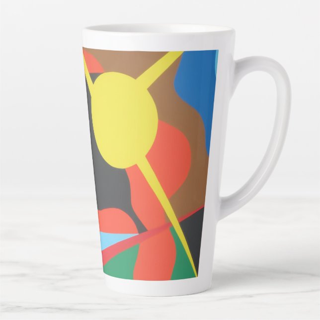 Beautiful and Vibrant Colors! Latte Mug (Droite)