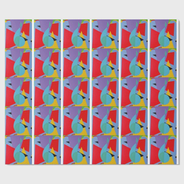 Beautiful and Vibrant Colors! Wrapping Paper Geschenkpapier (Flach)