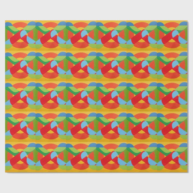 Beautiful and Vibrant Colors! Wrapping Paper Geschenkpapier (Flach)