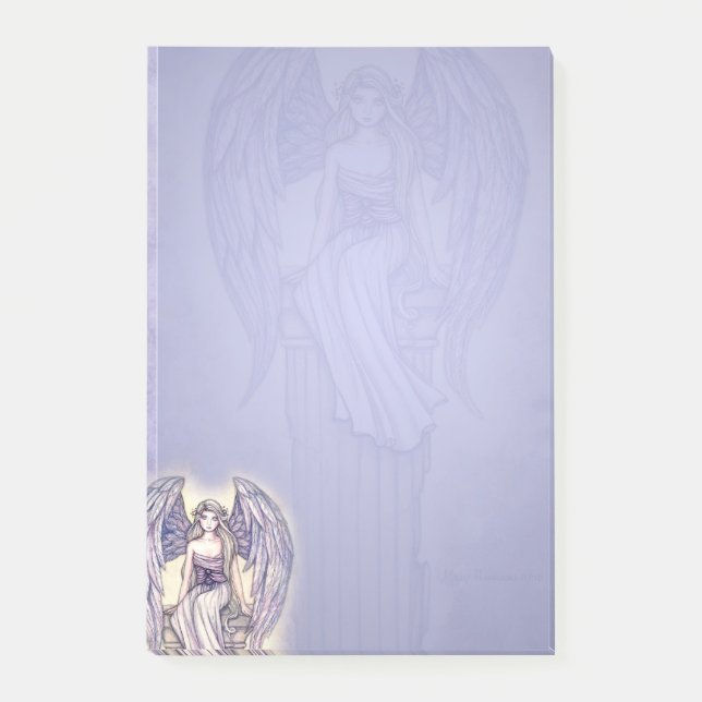 Beautiful Angel Art Notepad Post-it Klebezettel (Vorderseite)