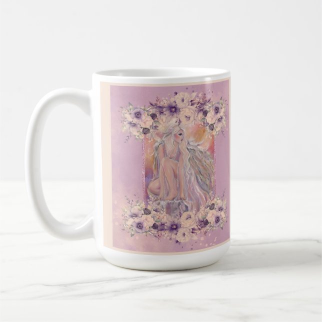Beautiful Angel Sonnenaufgang Kaffee Tasse von Ren (Links)