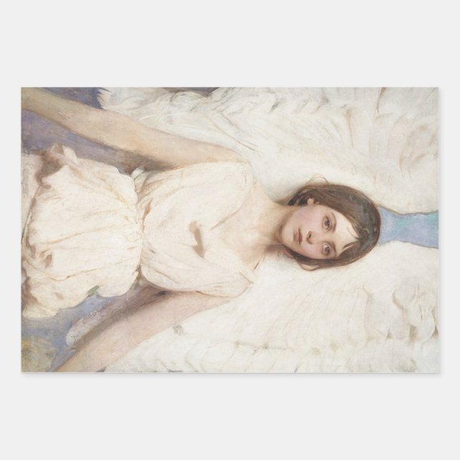 Beautiful Angel (von Abbott Handerson Thayer) Geschenkpapier Set (Vorderseite)