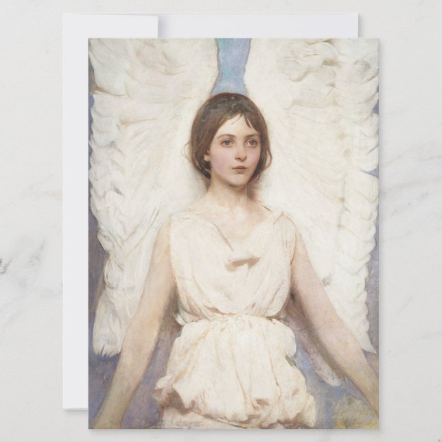 Beautiful Angel (von Abbott Handerson Thayer) Karte (Vorderseite)