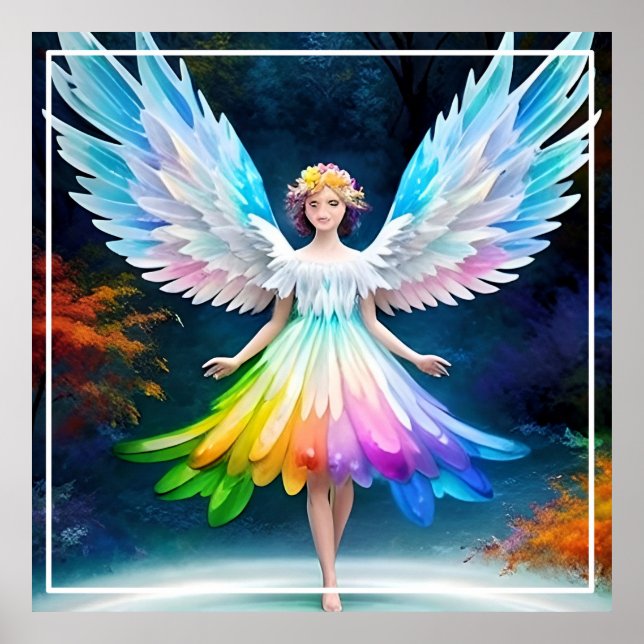 Beautiful Angel Wings Art-35444 Poster (Vorne)