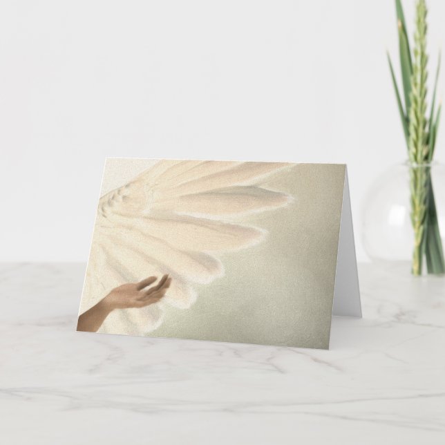 Beautiful Angel Wings - Kümmre & Ruhe Karte (Vorderseite)