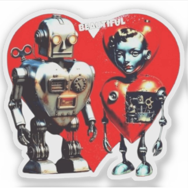 BEAUTIFUL AUFKLEBER (Vorderseite)