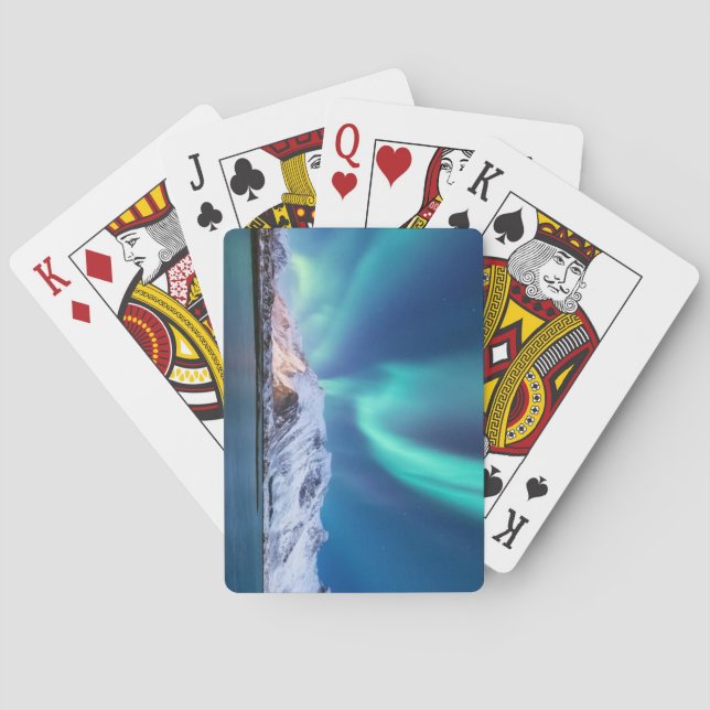 Beautiful Aurora Borealis Spielkarten (Rückseite)