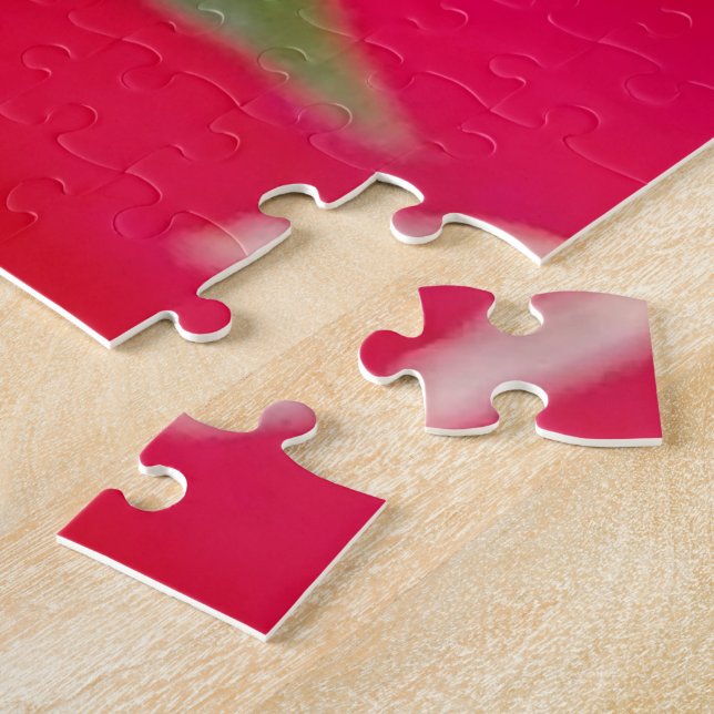 Beautiful Awesome Fleurs rouges Puzzle (Côté)