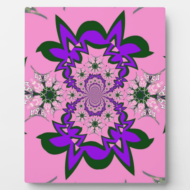 Beautiful Baby Pink Lila Shade Motif Art Fotoplatte (Vorderseite)