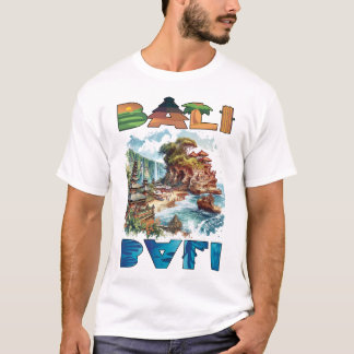 Beautiful Bali Men White T-Shirt