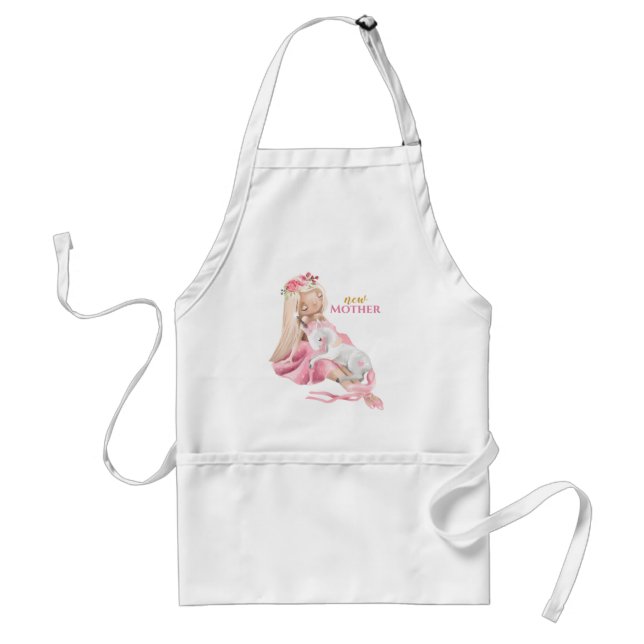 Beautiful Ballerina & Unicorn Neue Schürze (Vorne)