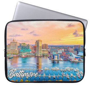 Beautiful Baltimore, Maryland, USA Laptopschutzhülle