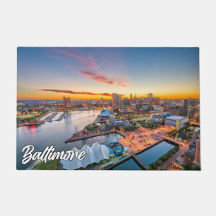 Beautiful Baltimore, Maryland, Vereinigte Staaten Fußmatte