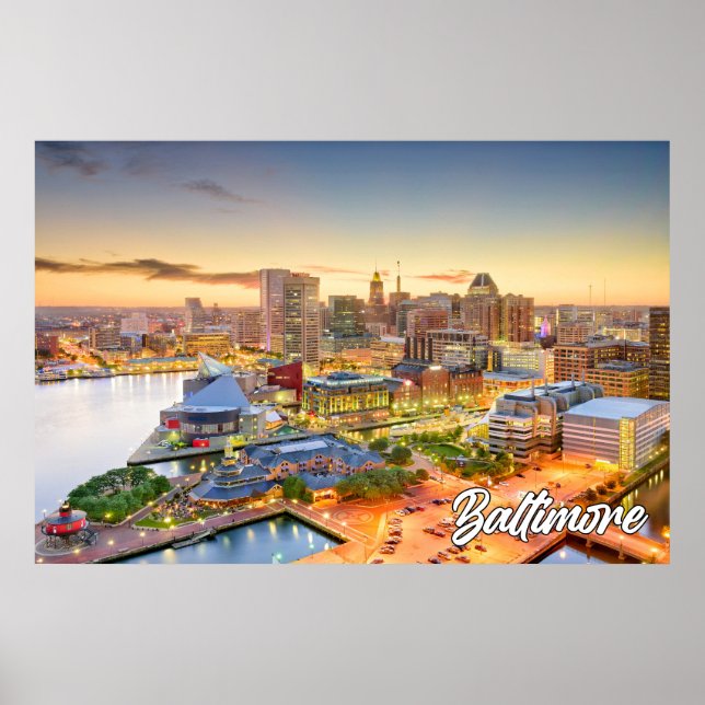 Beautiful Baltimore, Maryland, Vereinigte Staaten Poster (Vorne)