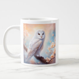 Beautiful Barn Owl Flowers Jumbo-Tasse