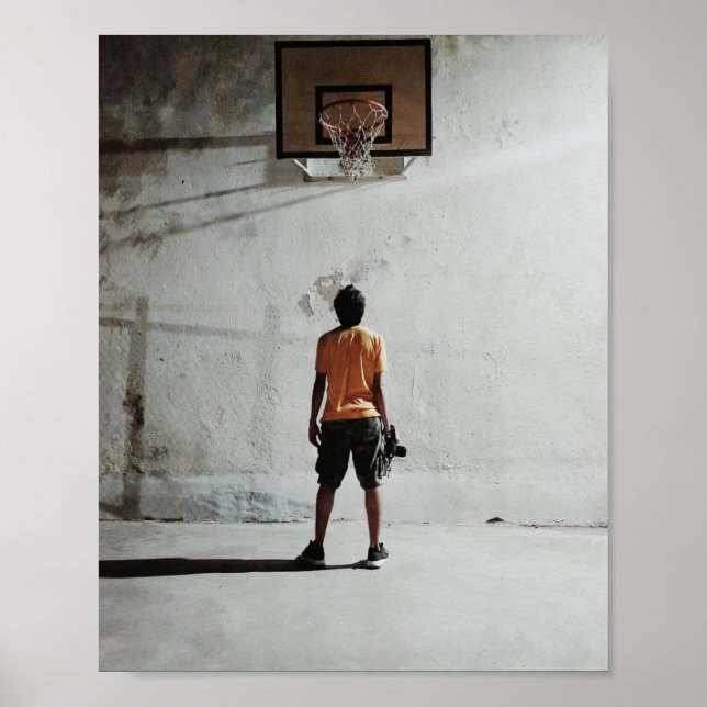 Beautiful Basketball Photography Poster (Vorne)