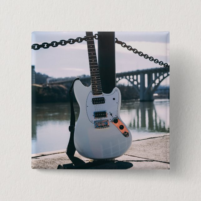 Beautiful Bass Guitar Button (Vorderseite)