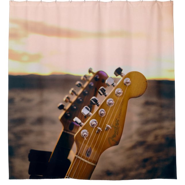 Beautiful Bass Guitar Duschvorhang (Vorderseite)