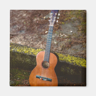 Beautiful Bass Guitar Magnet