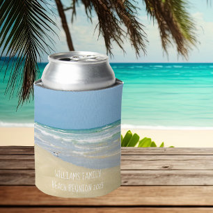 Beautiful Beach House Seashore Family Monogram Dosenkühler