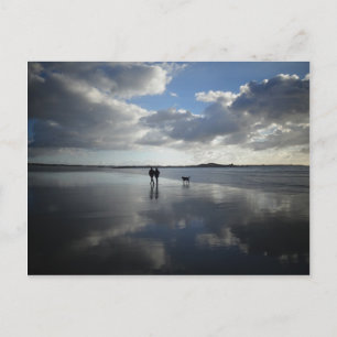 Beautiful beach scenery (Begriffsklärung) Postkarte