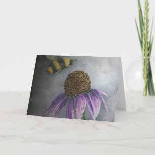 Beautiful Bee Greeting Card Artist Alison Galvan Karte