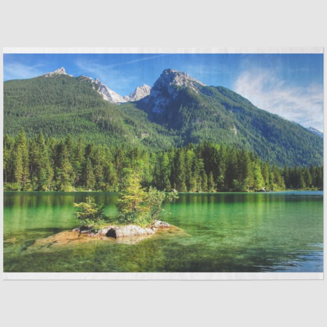 Beautiful Berchtesgaden National Park, Deutschland Seidenpapier (Vorderseite)