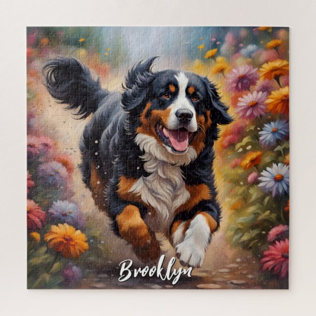 Beautiful Bernese Mountain Dog (Vertikal)
