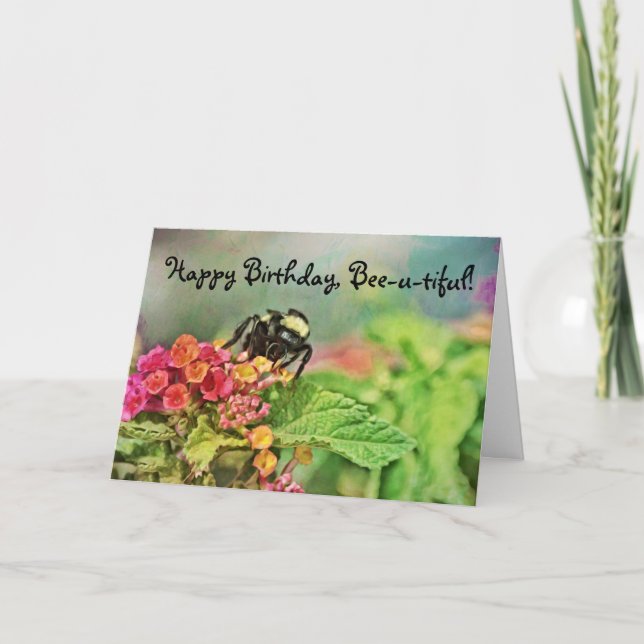 Beautiful Birthday Card Karte (Vorderseite)