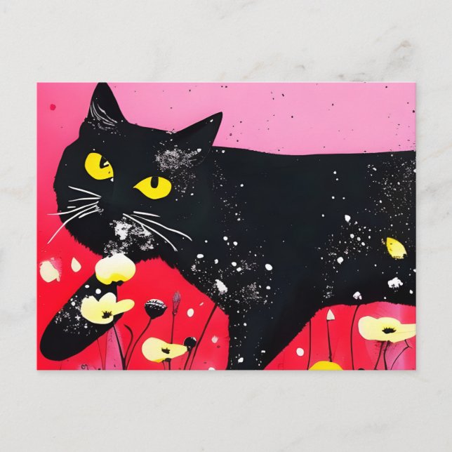 Beautiful Black Postkarte (Vorderseite)
