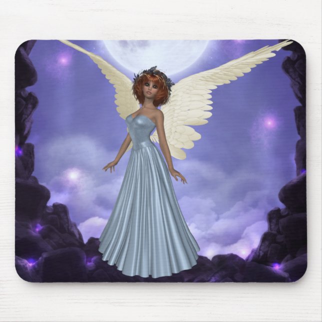 Beautiful Blue Angel Mousepad (Vorne)