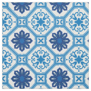 💙 Beautiful blue Azulejos, XXL Kachelgröße Stoff