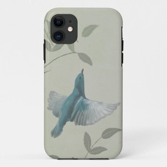 Beautiful Blue Bird Case-Mate iPhone Hülle (Rückseite)