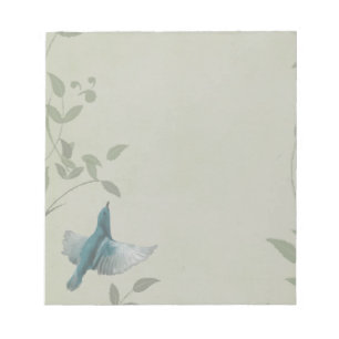 Beautiful Blue Bird Notizblock