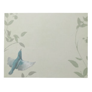Beautiful Blue Bird Notizblock