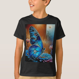 Beautiful Blue Butterfly T-Shirt