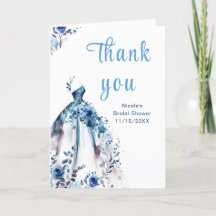 Beautiful Blue Floral Dress Brautparty
