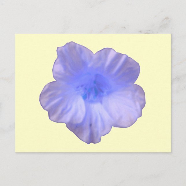 Beautiful Blue Nasturtium Postcard Postkarte (Vorderseite)