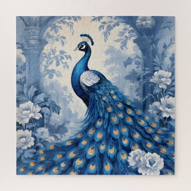 Beautiful Blue Peacock (Vertikal)