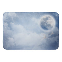 Beautiful Blue Sky mit Flying Swans