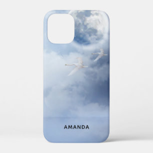 Beautiful Blue Sky mit Flying Swans Case-Mate iPhone Hülle