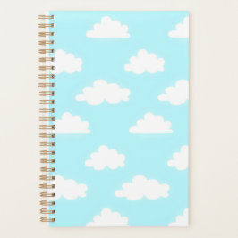 Beautiful Blue Sky Print Notebook Planner Planer